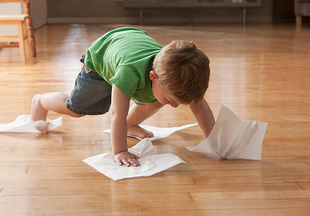 Kid cleaning floor | Color Interiors
