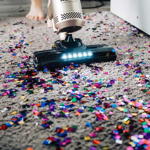 Carpet Cleaning with Vacuum | Color Interiors