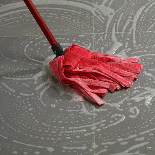 Mopping Tile Floor | Color Interiors
