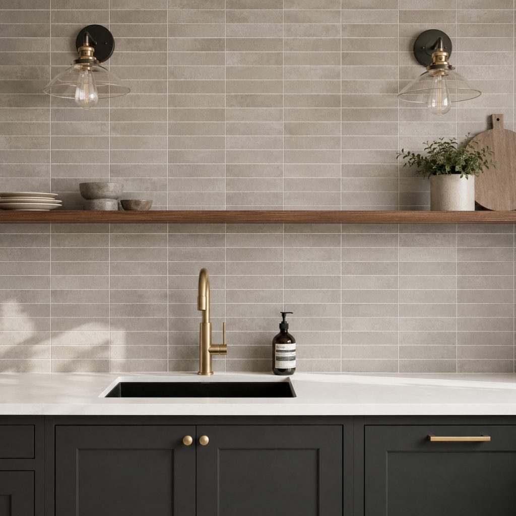 Daltile backsplash | Color Interiors Design Center