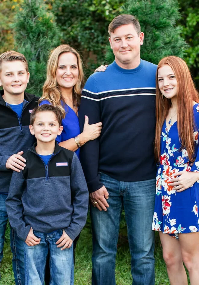 Mark Carr Family Dec2021 portrait portrait | Color Interiors Design Center