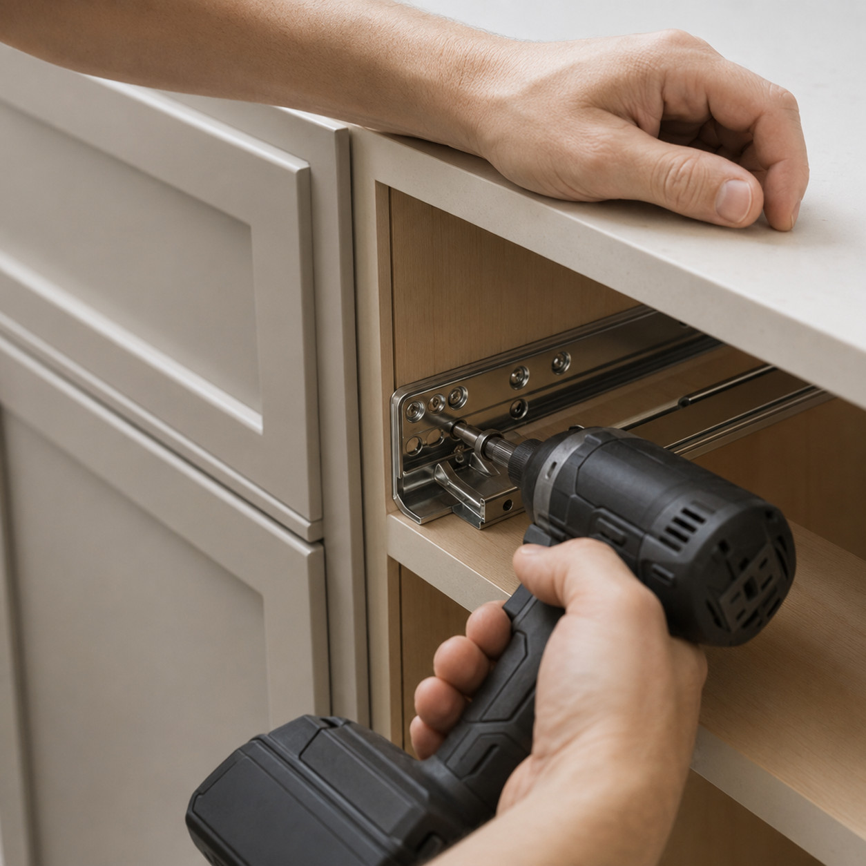 on cabinet installation | Color Interiors Design Center
