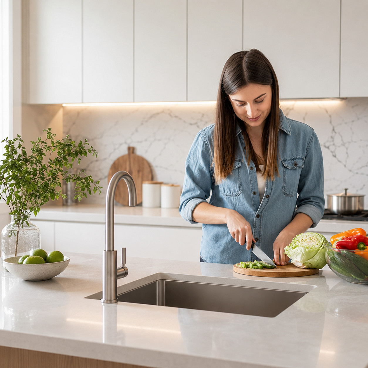 after countertop installation | Color Interiors Design Center